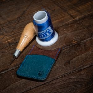 Handmade Leather Vertical Card Wallet