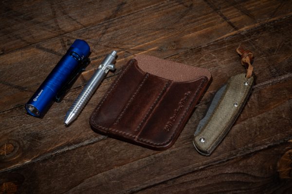 Handmade Leather Pocket Caddy Organiser - Lemmy V2 Medium - Image 3