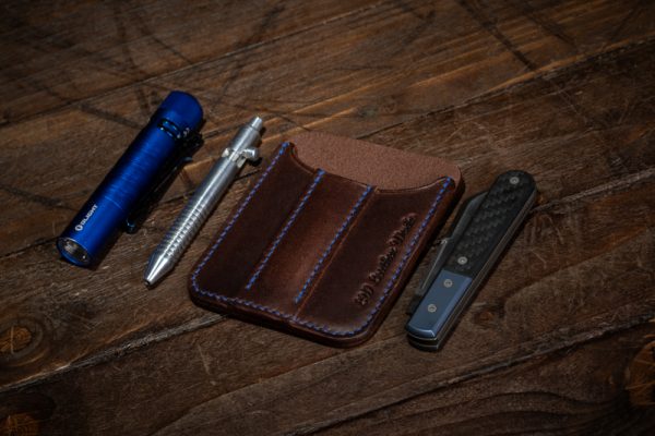 Handmade Leather Pocket Caddy Organiser - Lemmy V2 Medium - Image 4