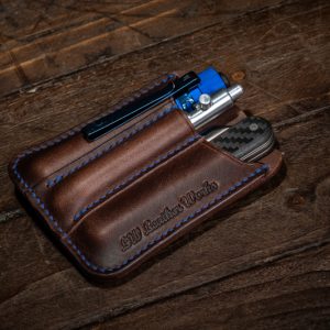 Handmade Leather Pocket Caddy Organiser - Lemmy V2 Medium