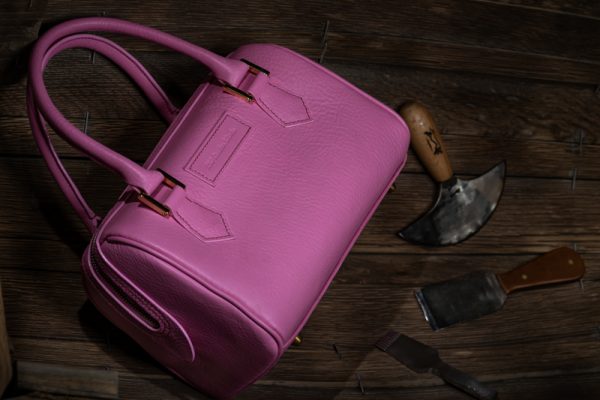 Handmade Leather Handbag Boston Style - Image 15