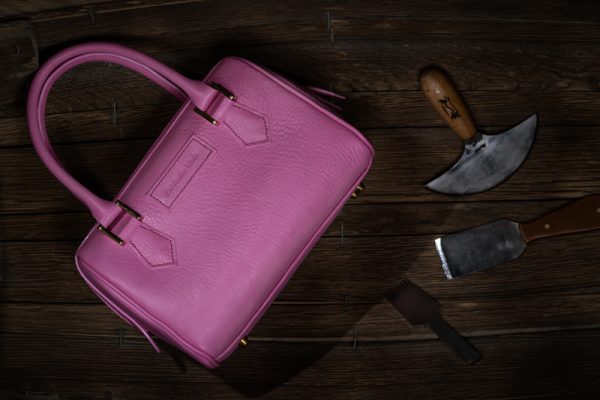 Handmade Leather Handbag Boston Style - Image 16