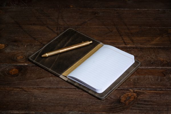 Handmade Leather Fieldnotes Dual Notebook Slip - Image 2