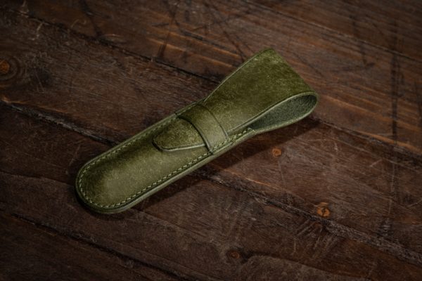 Handmade Leather Fountain Pen Pouch - Image 3