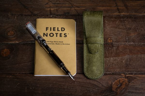 Handmade Leather Fountain Pen Pouch - Image 6