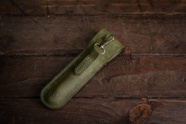 Handmade Leather Fountain Pen Pouch - Image 4