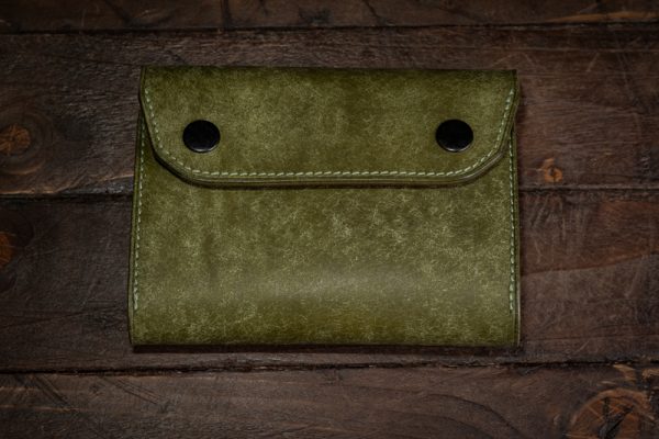 Handmade Leather Notebook Folder Organiser - Free Notepad - Image 4