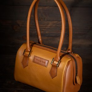 Handmade Leather Handbag Boston Style