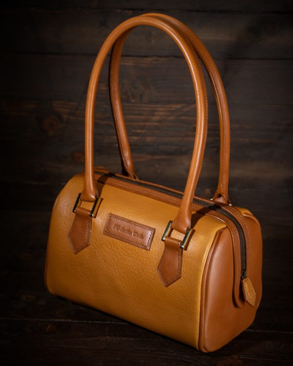 Handmade Leather Handbag Boston Style