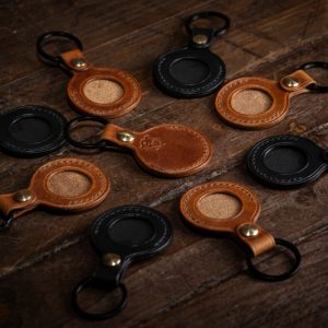 Handmade Leather Apple AirTag Case