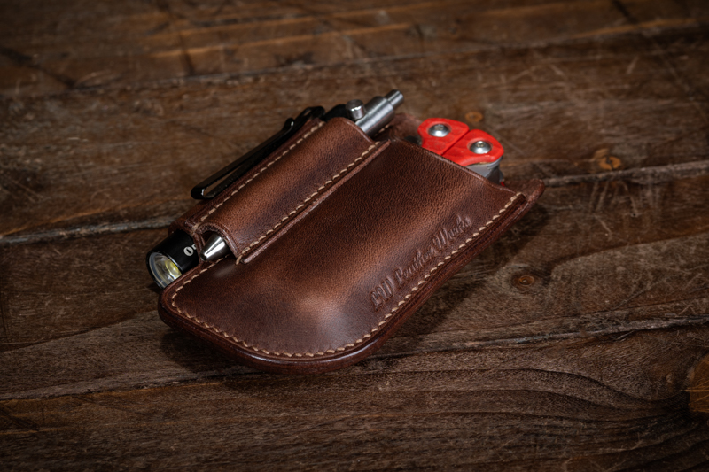 Handmade Leather Belt Organiser - Ozzy V2 Plus