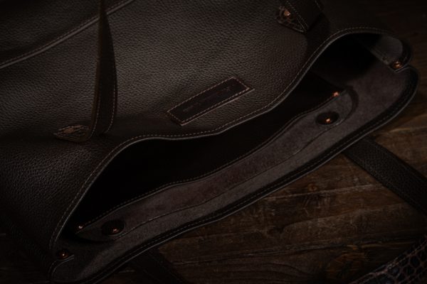Leather Handmade Ladies Tote Bag - Image 4