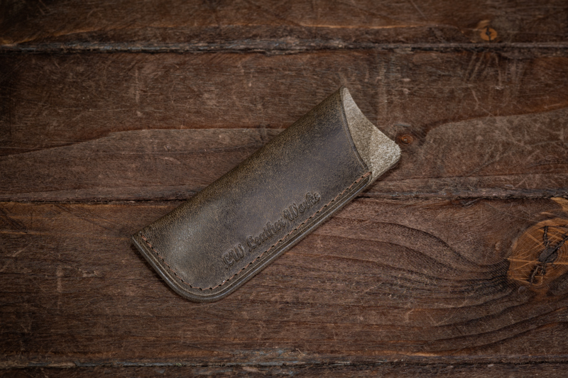 Handmade Leather Pen Knife Slip - Medium