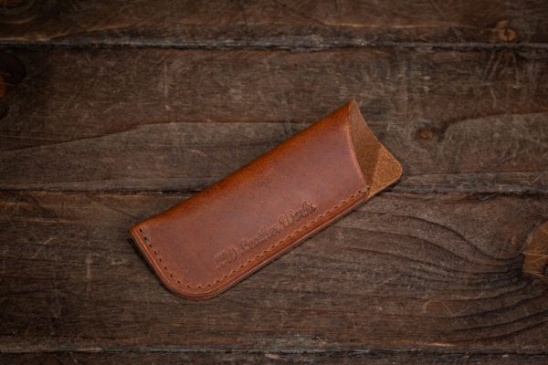 Handmade Leather Pen Knife Slip - Medium - Image 2
