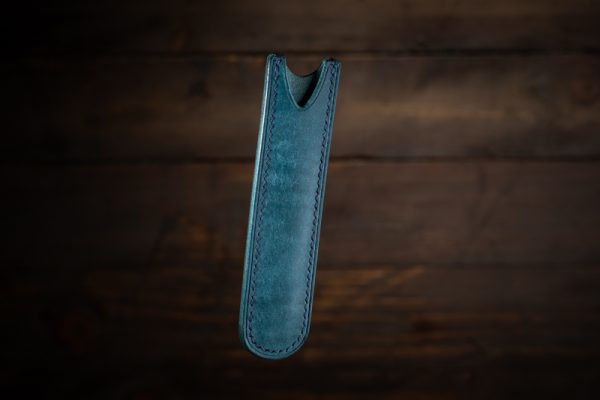 Handmade Leather Pen Sleeve - Image 3