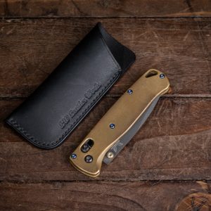 Handmade Leather Pen Knife Slip - Large