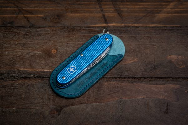 Handmade Leather Swiss Army Knife Slip 91mm - Small - Image 2