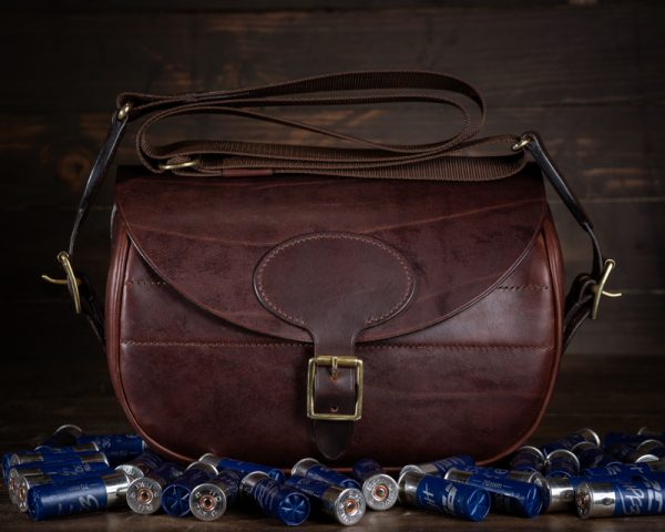 Handmade Leather Shotgun Cartridge Bag
