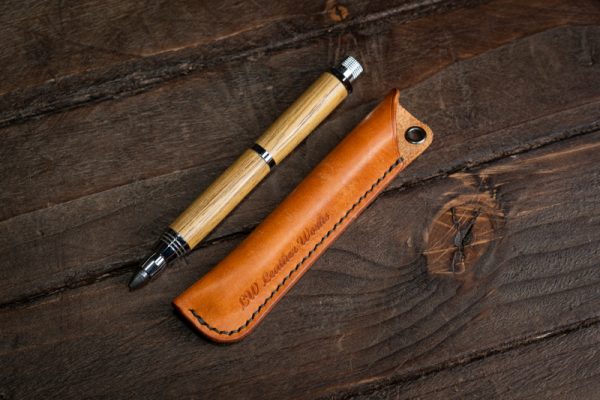 Handmade Leather Pen Case