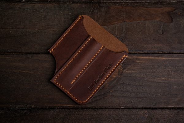 Handmade Leather Pocket Caddy V2 Medium - The Little Lemmy V2 - Image 2