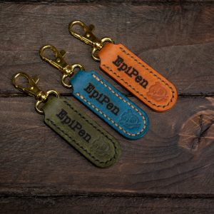 Personalised Handmade Leather Keychain