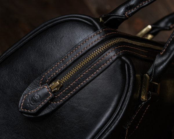 Handmade Leather Handbag Boston Style - Image 5