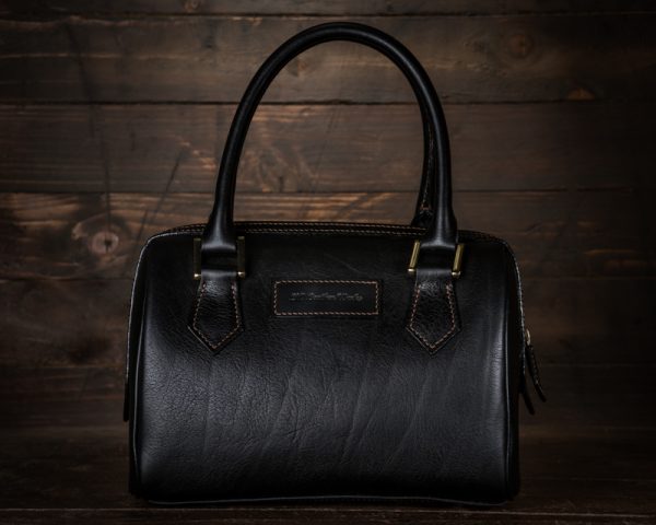 Handmade Leather Handbag Boston Style - Image 6
