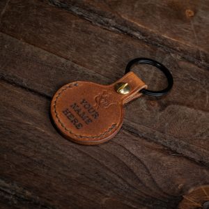 Handmade Leather Custom Apple AirTag Case