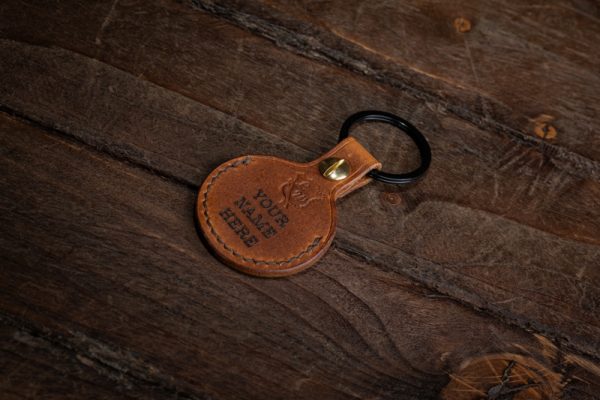 Handmade Leather Custom Apple AirTag Case