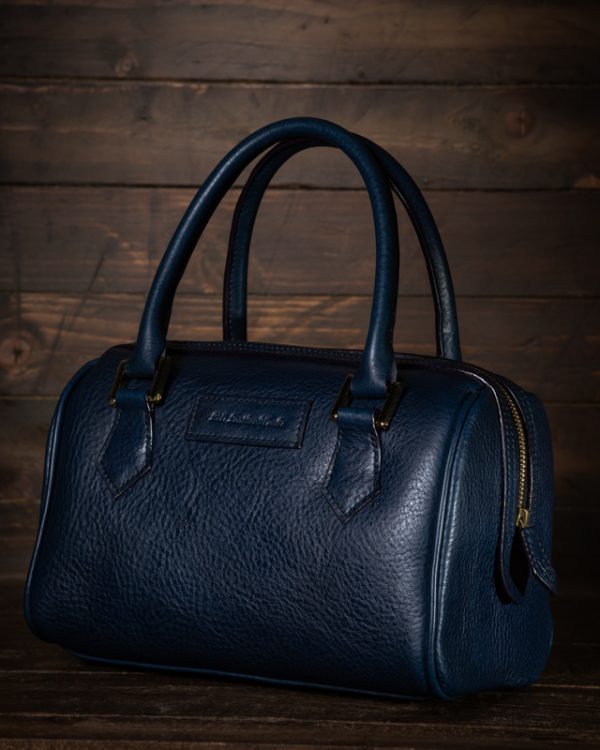 Handmade Leather Handbag Boston Style - Image 11
