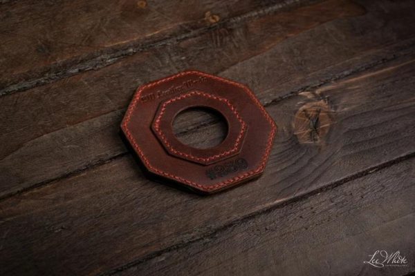 Handmade Leather Patch and Coin Holder - Image 5
