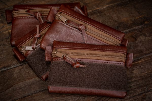 Handmade Leather Zipped Pouch - Image 4