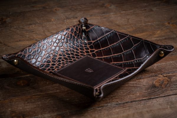Leather Valet Tray