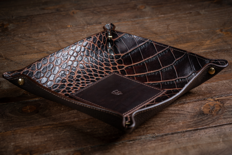 Leather Valet Tray
