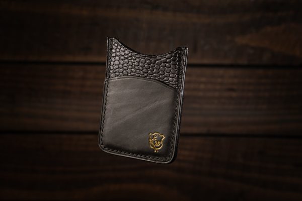 Handmade Leather Vertical Card Wallet - Image 12