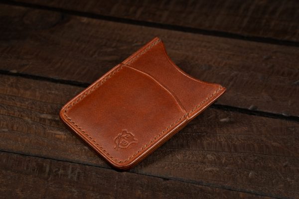 Handmade Leather Vertical Card Wallet - Image 8