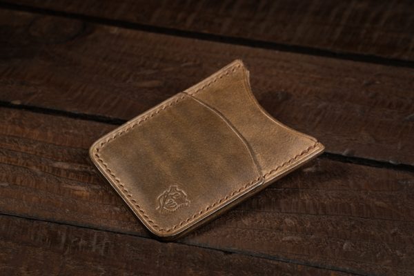 Handmade Leather Vertical Card Wallet - Image 6