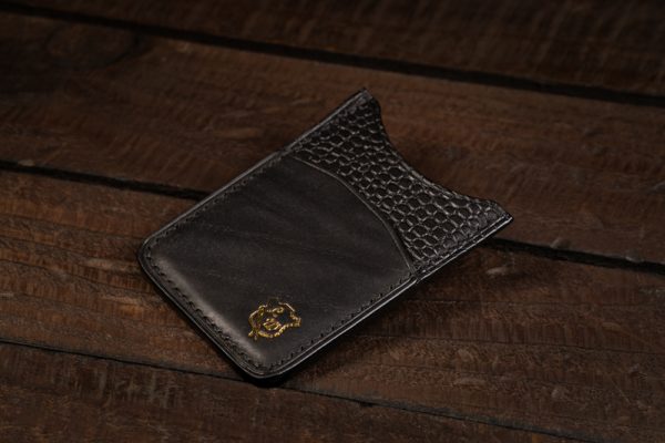 Handmade Leather Vertical Card Wallet - Image 7