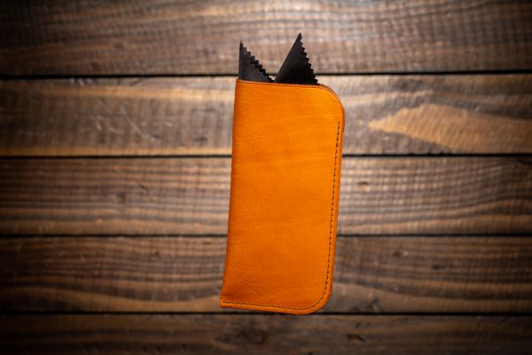 Handmade Leather Glasses Case - Image 4